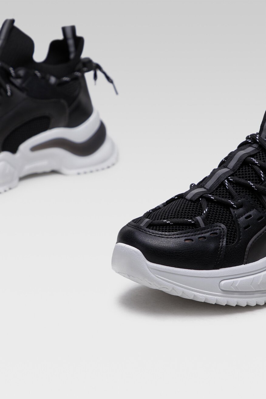 Półbuty DeeZee TS5143-01 Czarny