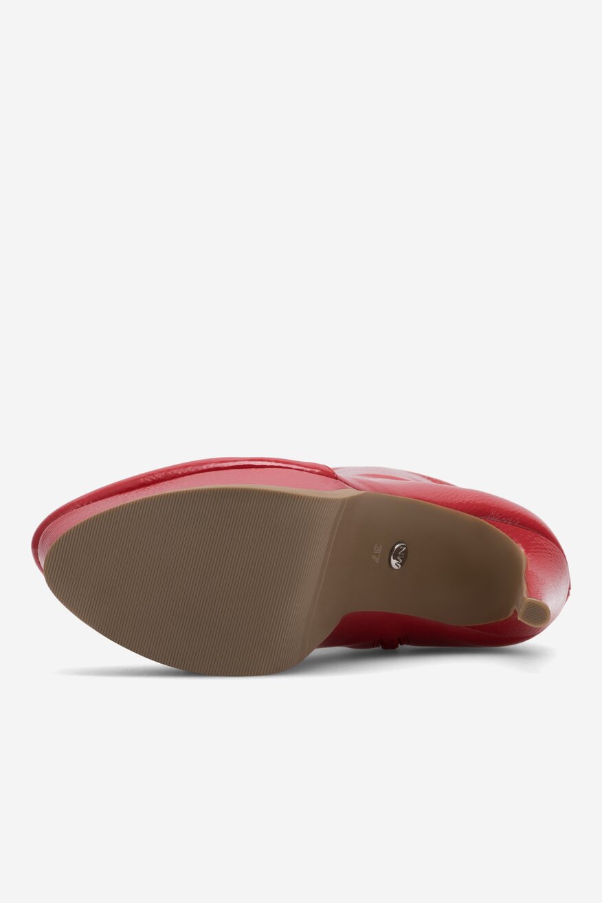 Botki NINE WEST SIDRA SJ1450-1 Czerwony