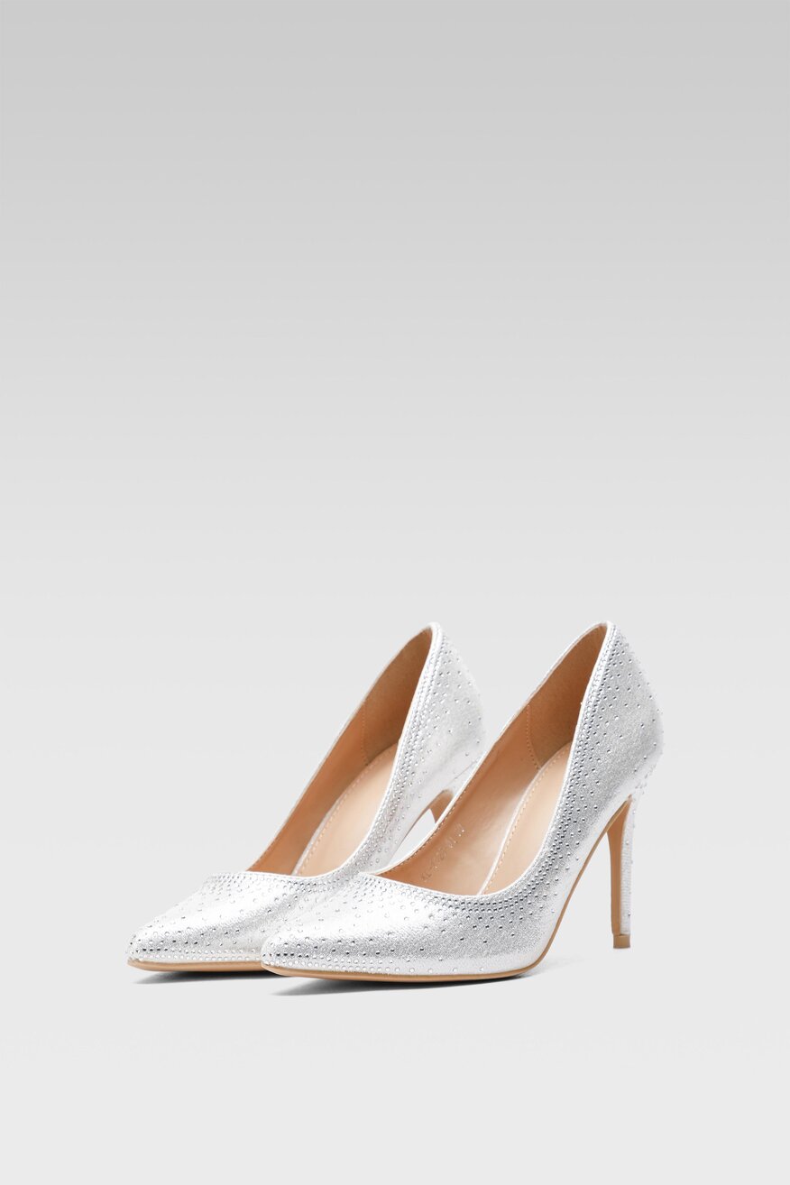 Czółenka Jenny Fairy KL-1125-01 Srebrny