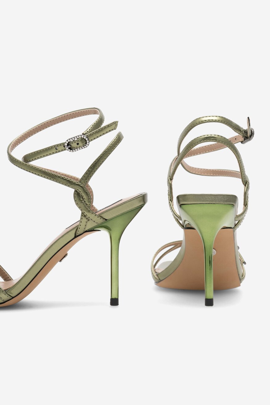 Sandały NINE WEST FARAZA ZL23014CC Zielony