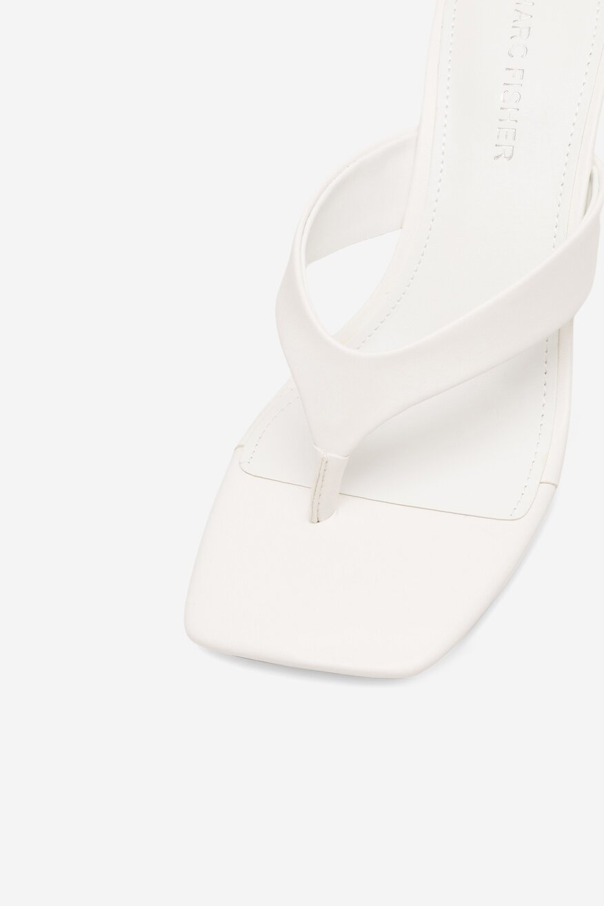Klapki MARC FISHER F-HUNT WHI01 Biały
