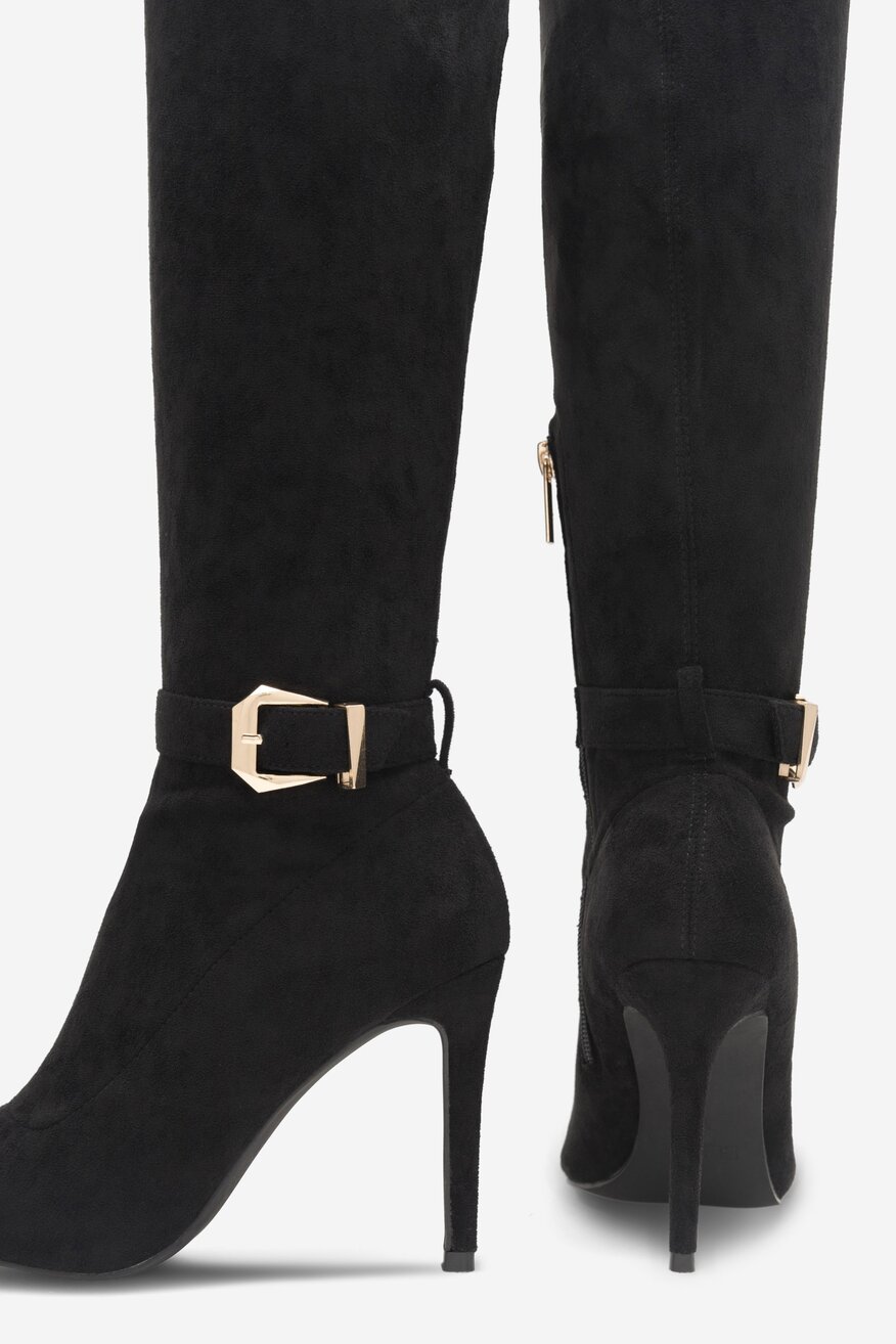 Kozaki DeeZee SIMONE LS5629-20 Czarny