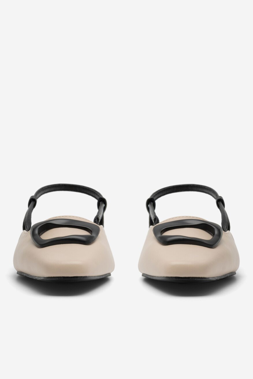 Baleriny Jenny Fairy AVANA CM22071-002 Beżowy