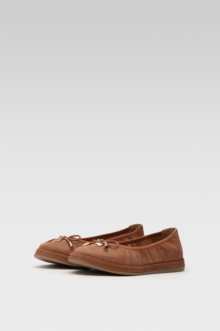 Baleriny Lasocki WI16-SPAROW-06 Camel