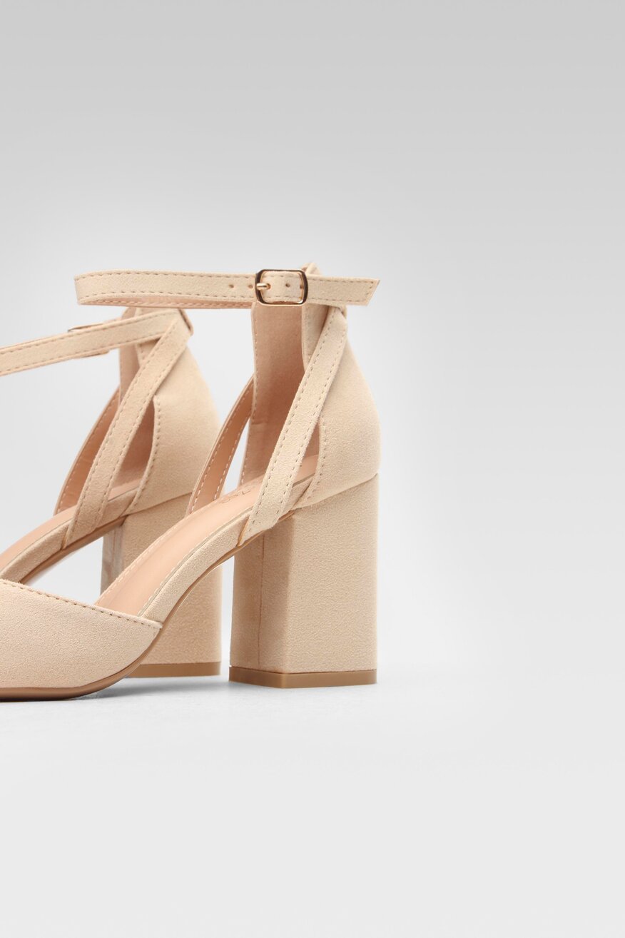 Czółenka DeeZee KL-HT6160 Beżowy