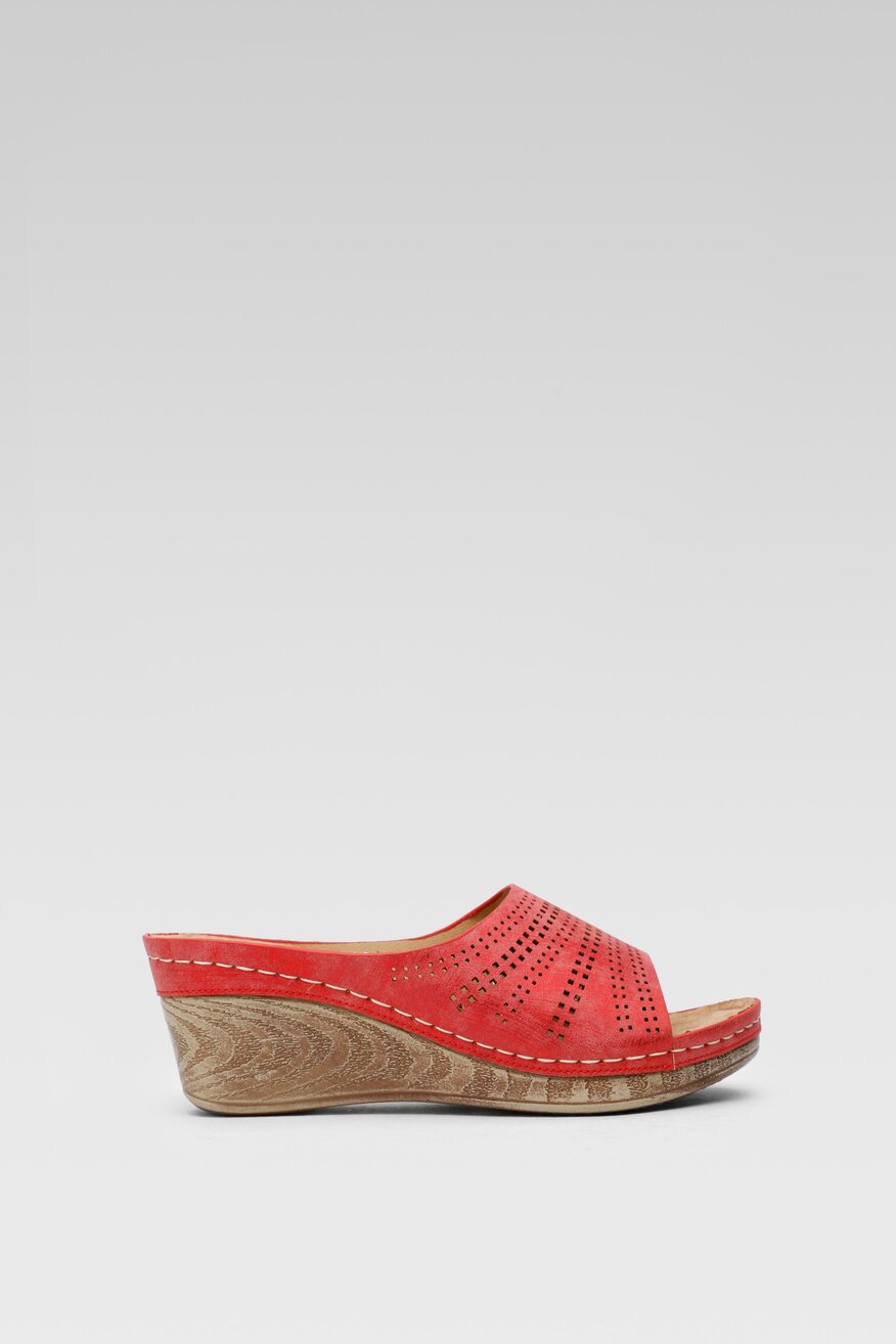 Klapki Clara Barson IDA WSS20874-01 Czerwony