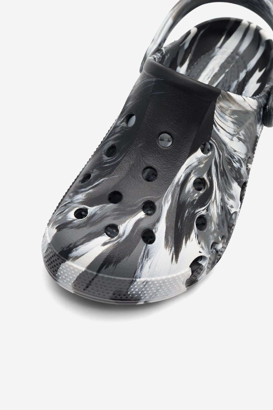 Klapki basenowe Crocs BAYA MARBLED CLOG 206935-066 Czarny