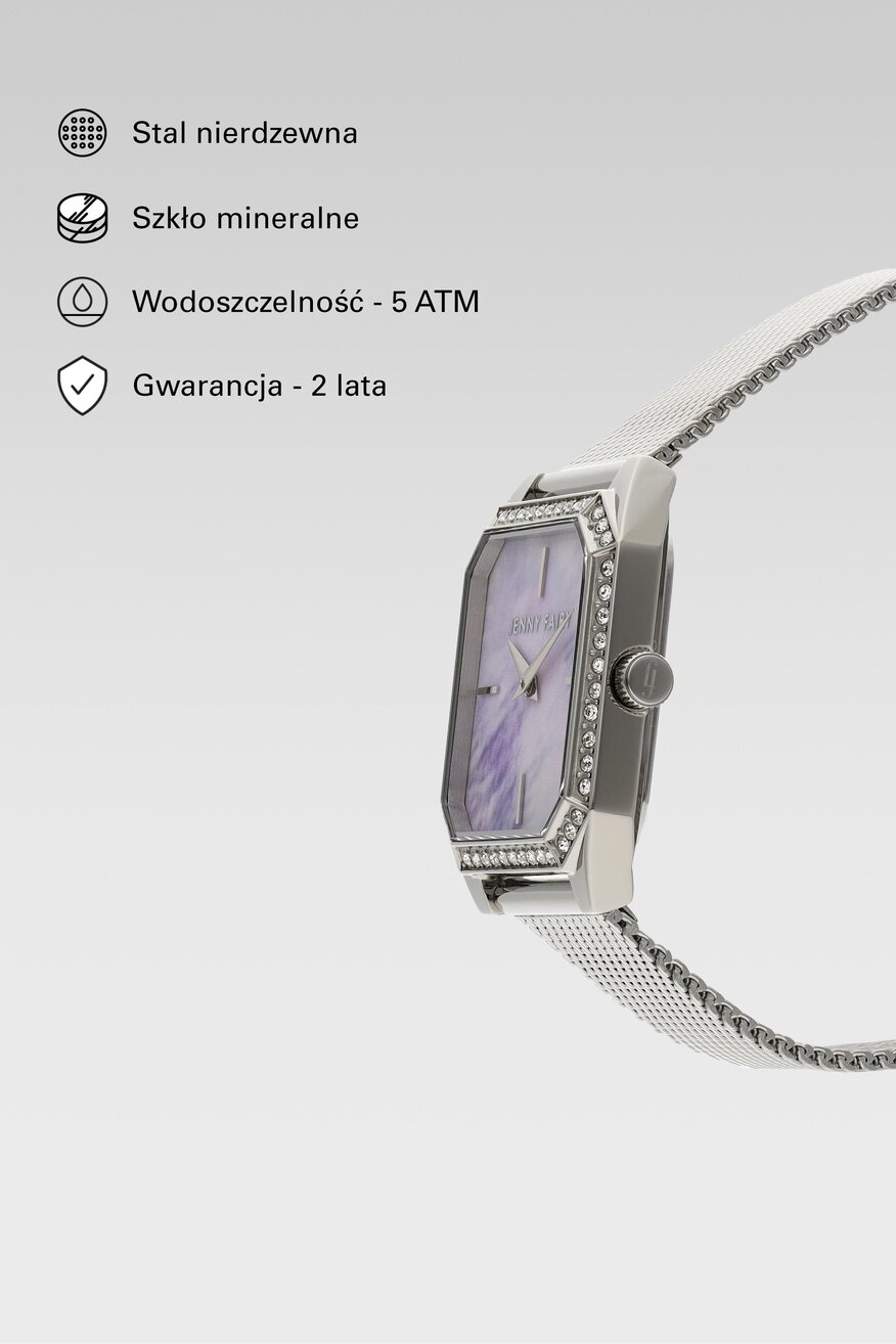 Zegarek Jenny Fairy JF WOMAN WATCH 02020216010 Srebrny