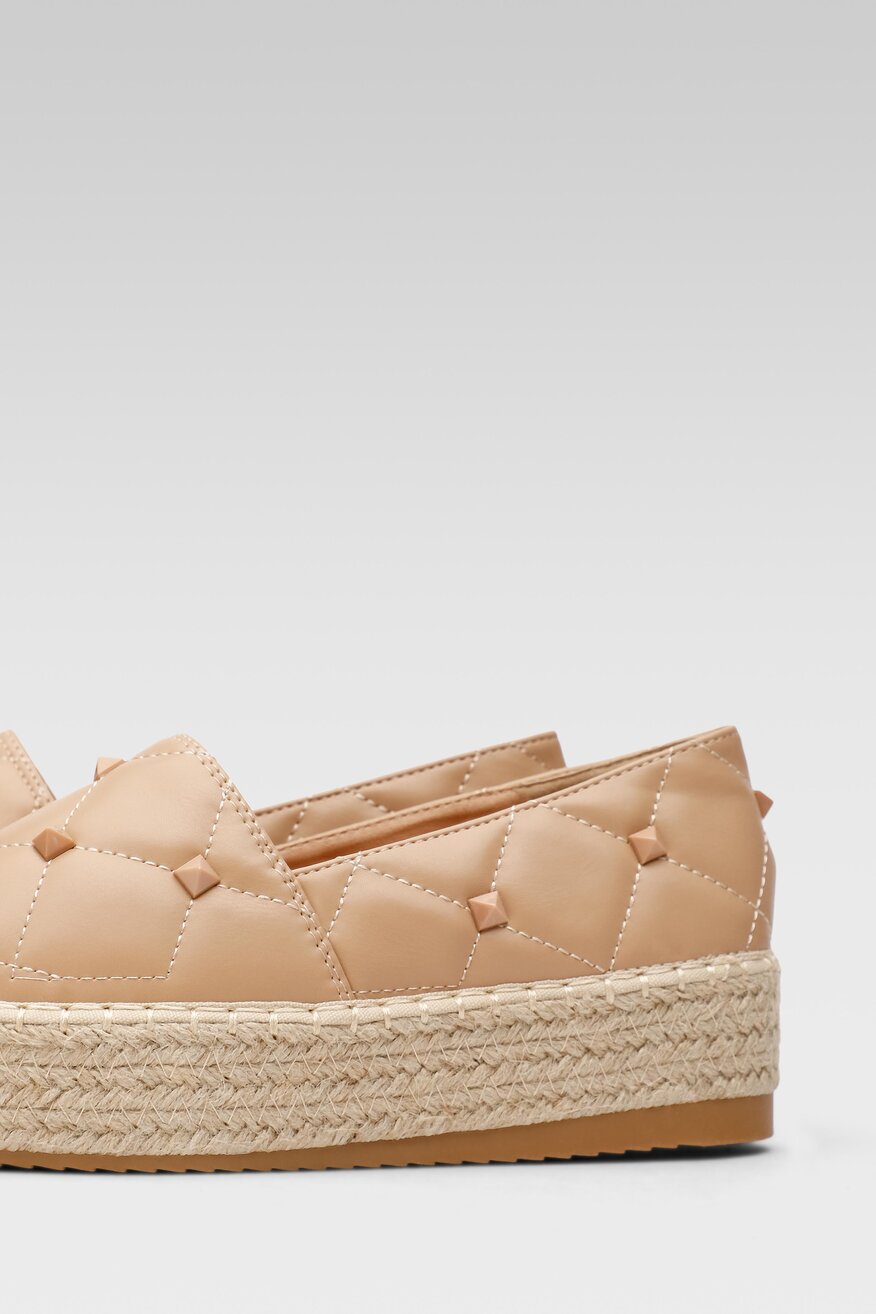 Espadryle DeeZee HIGH SUN WS020610-01 Beżowy