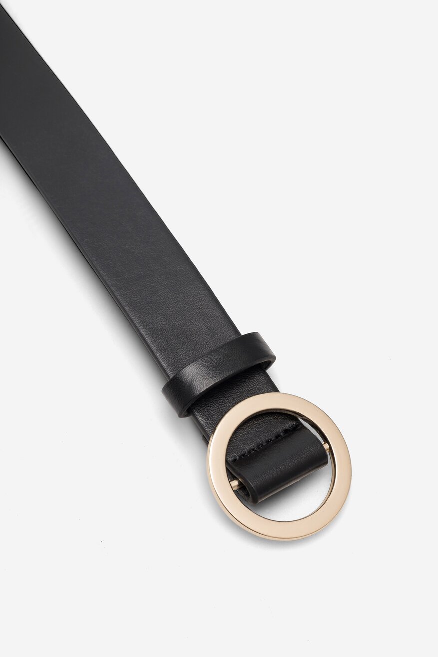 Pasek damski Jenny Fairy 4W2-002-AW23 Czarny