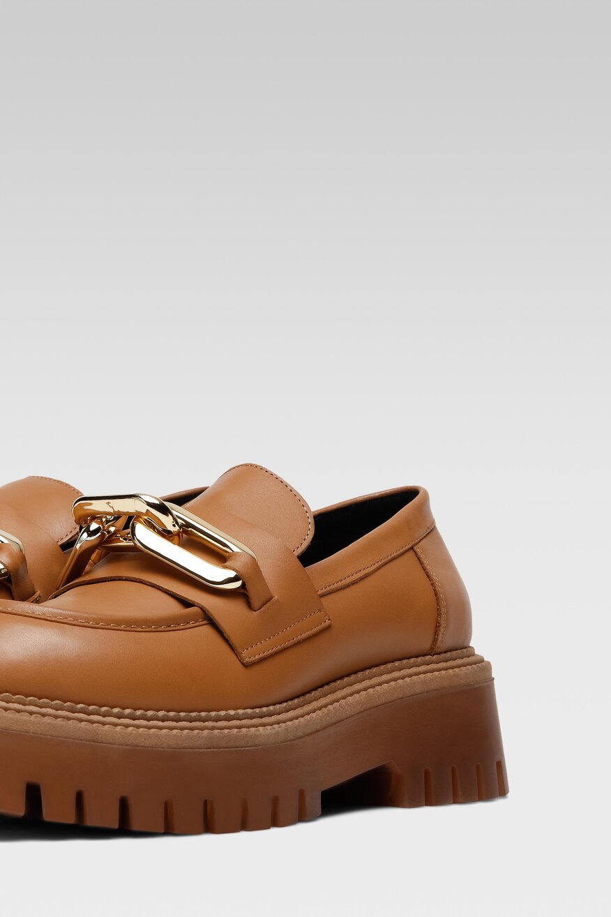 Półbuty Gino Rossi 8040 Camel