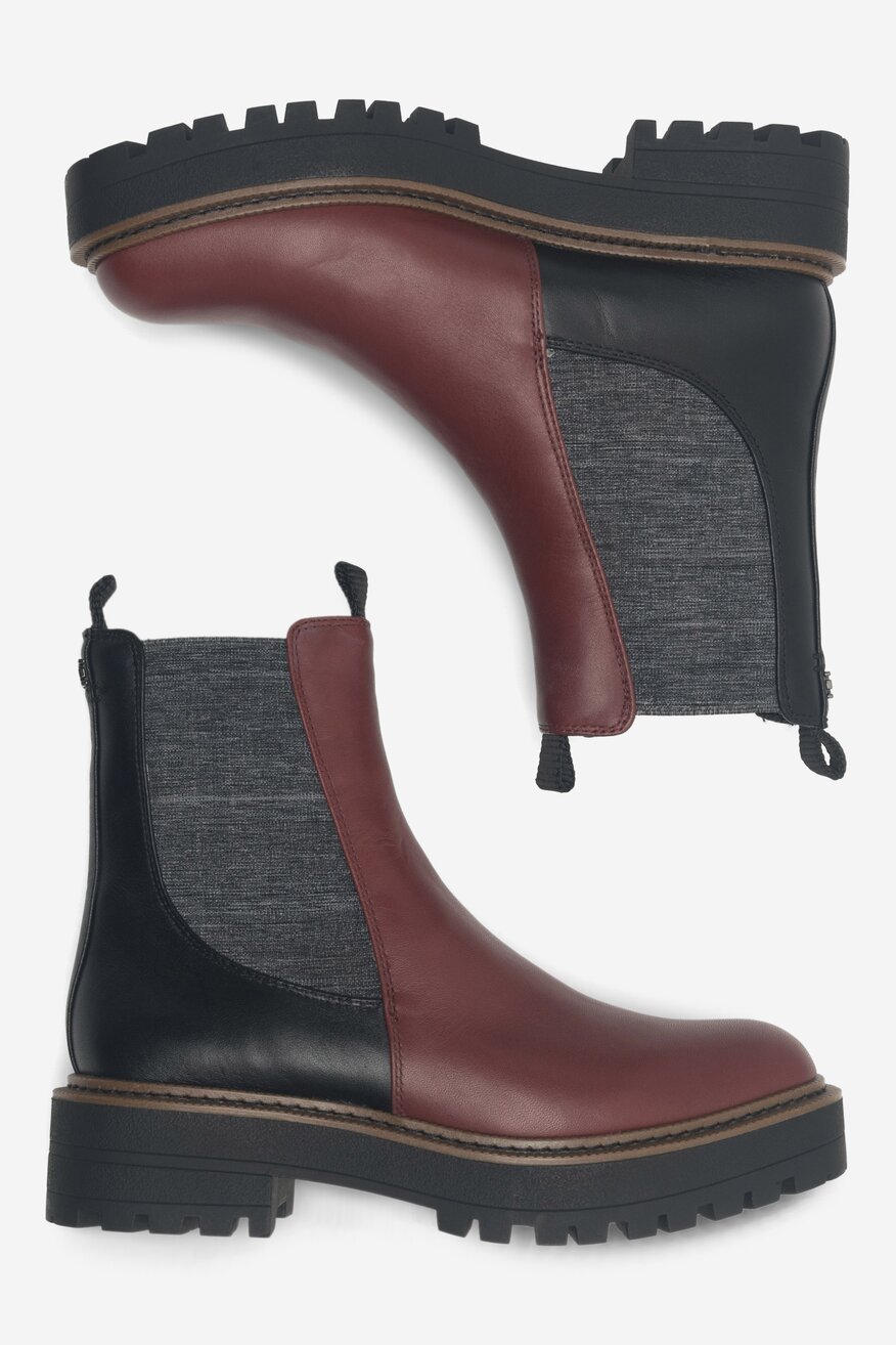 Botki SAM EDELMAN H26805L901 Brązowy ciemny