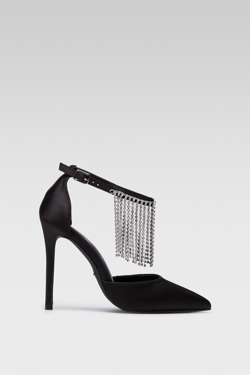 Czółenka DeeZee KL-HT92831-57 Czarny