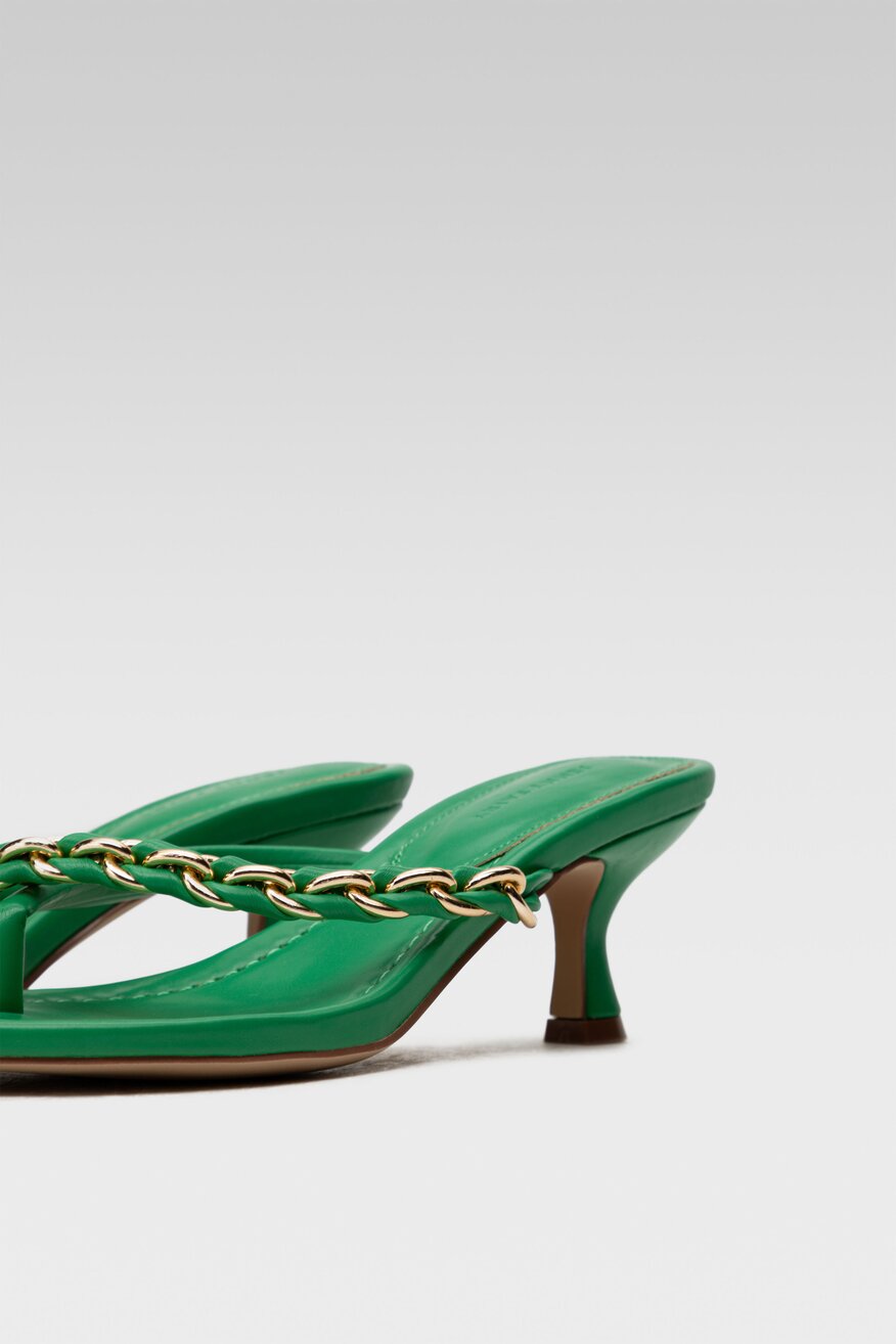 Klapki Jenny Fairy LS5730-04C Zielony