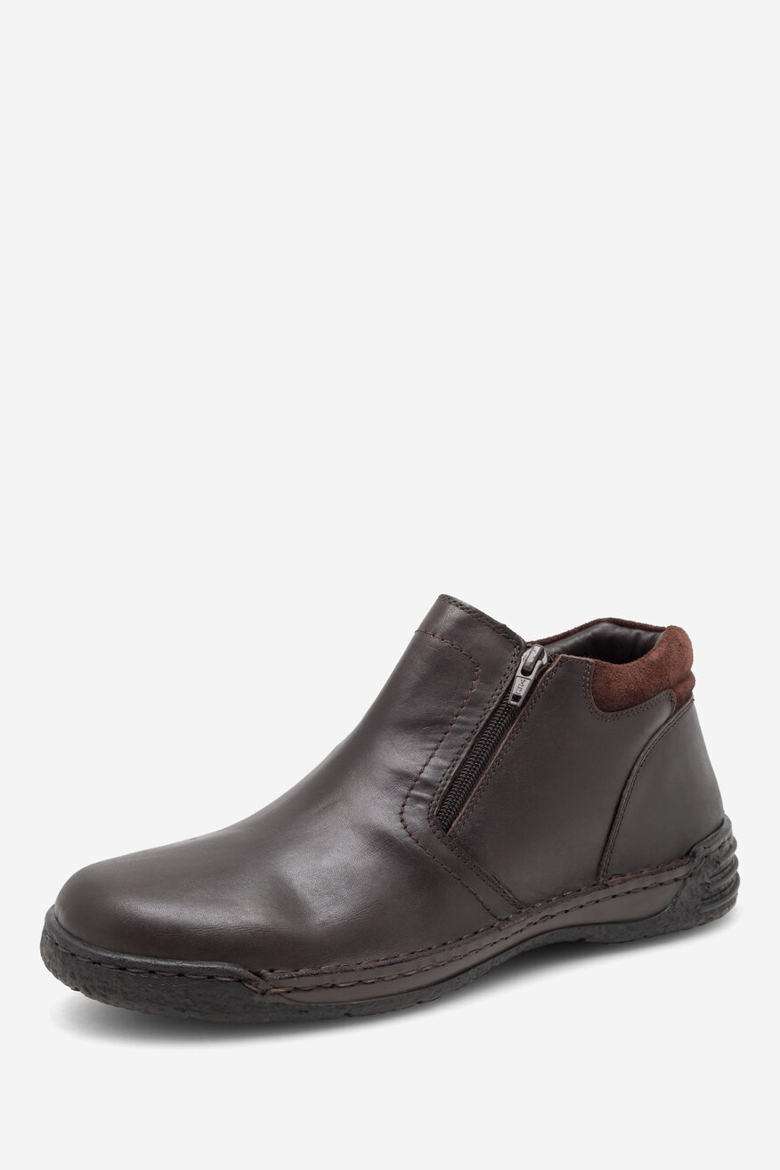 Botki Go Soft GIJON-01 Brązowy ciemny
