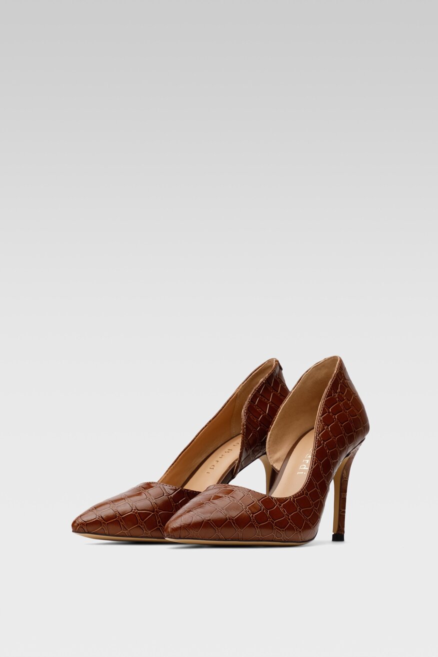 Czółenka Sergio Bardi WYL2142-28Z-SB Miedziany