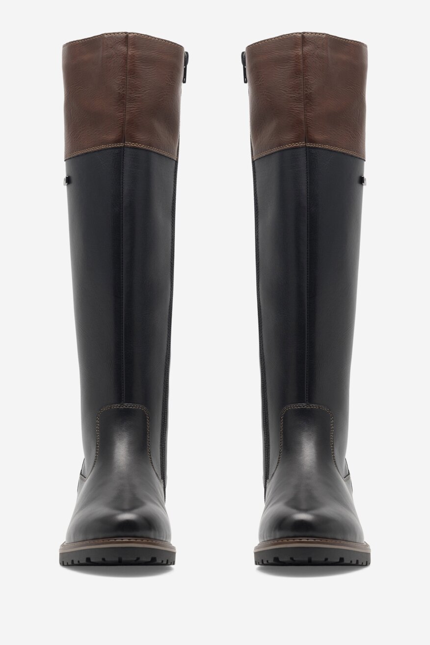 Kozaki Remonte R6581-02 Czarny