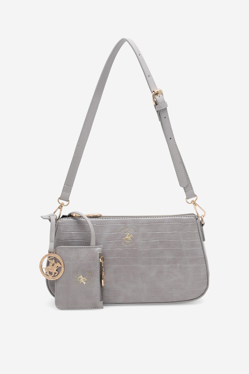 Torebka Beverly Hills Polo Club BHPC-W-03-A23 Szary