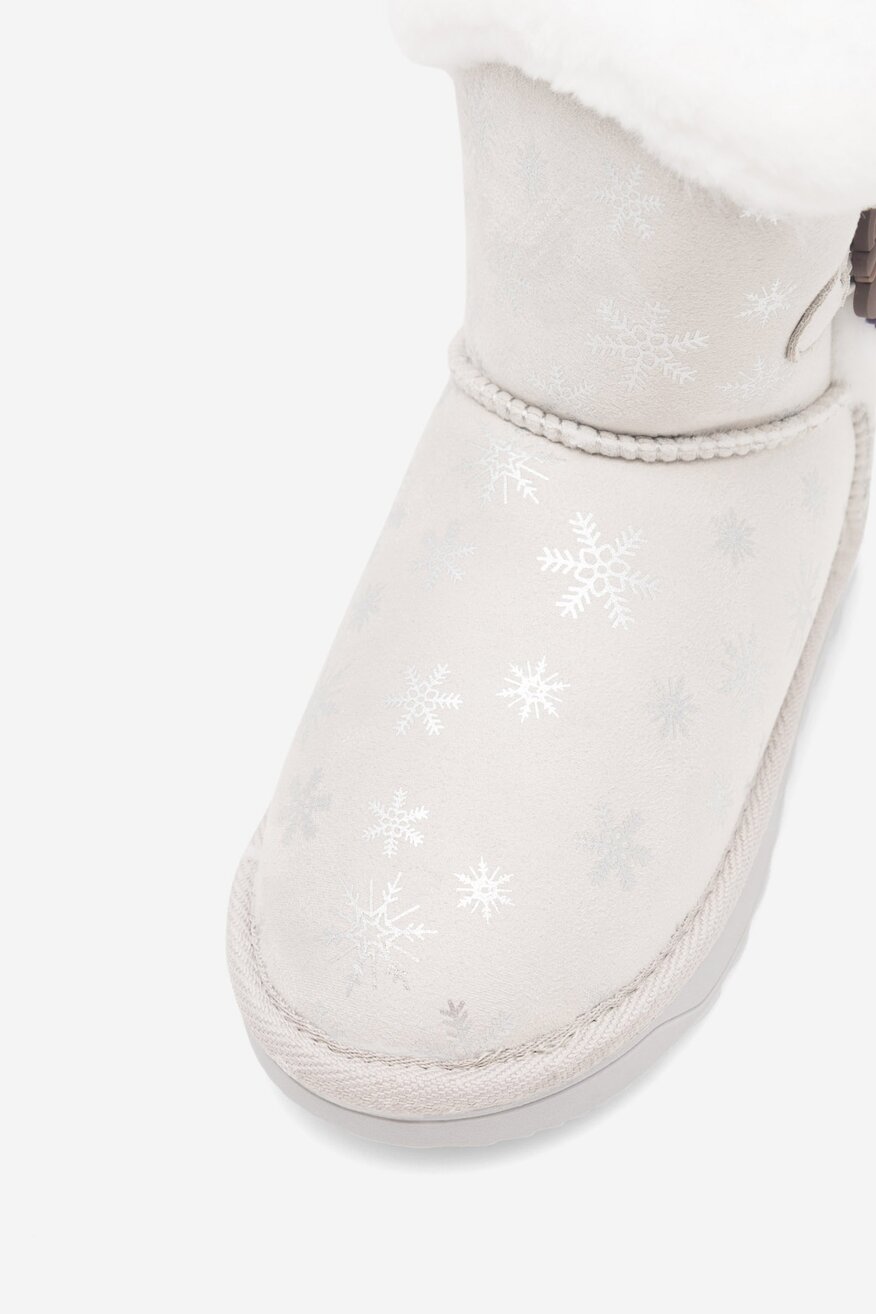 Botki Frozen AW23-105DFR Szary jasny