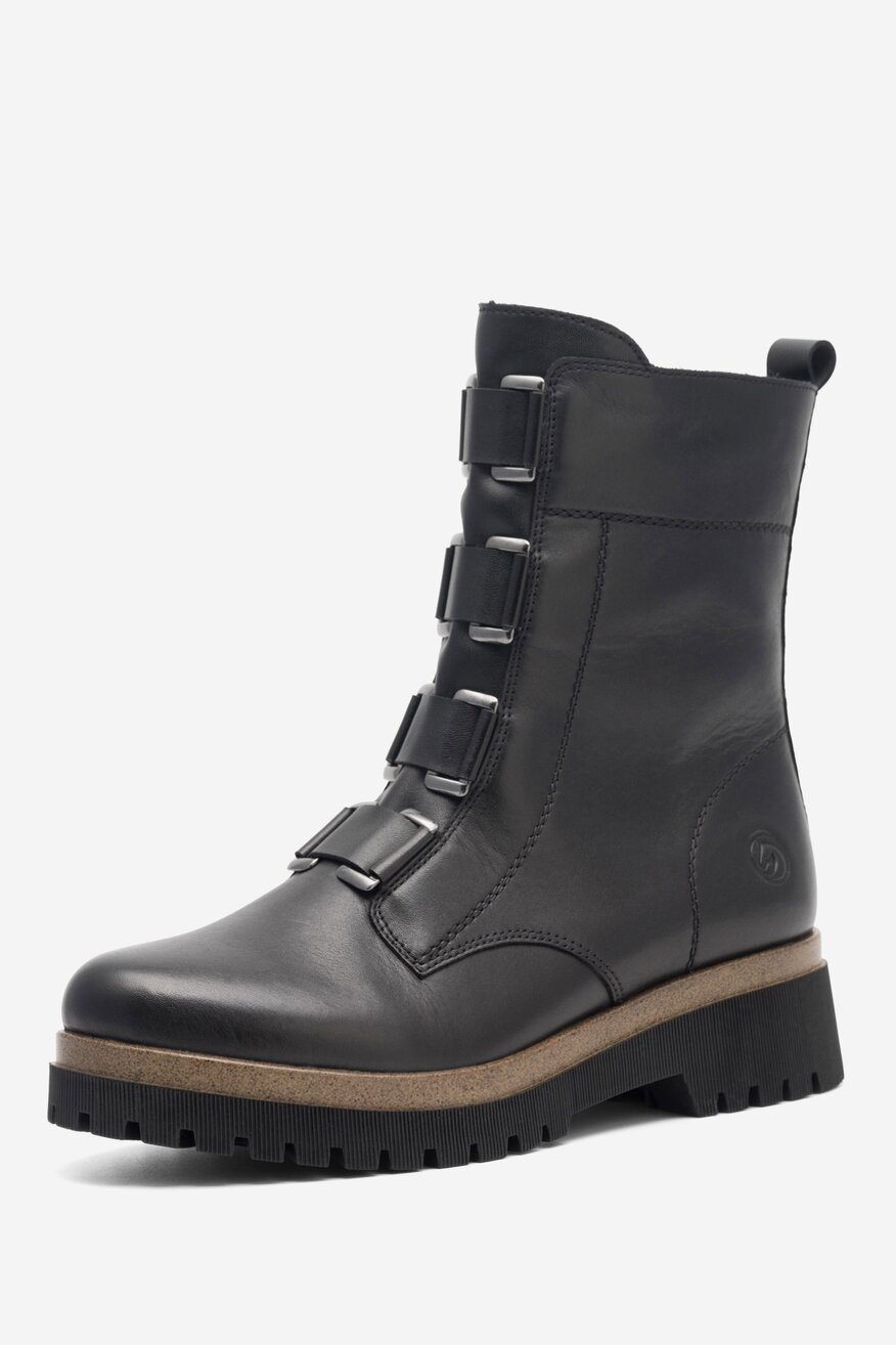 Botki Remonte D1B75-01 Czarny