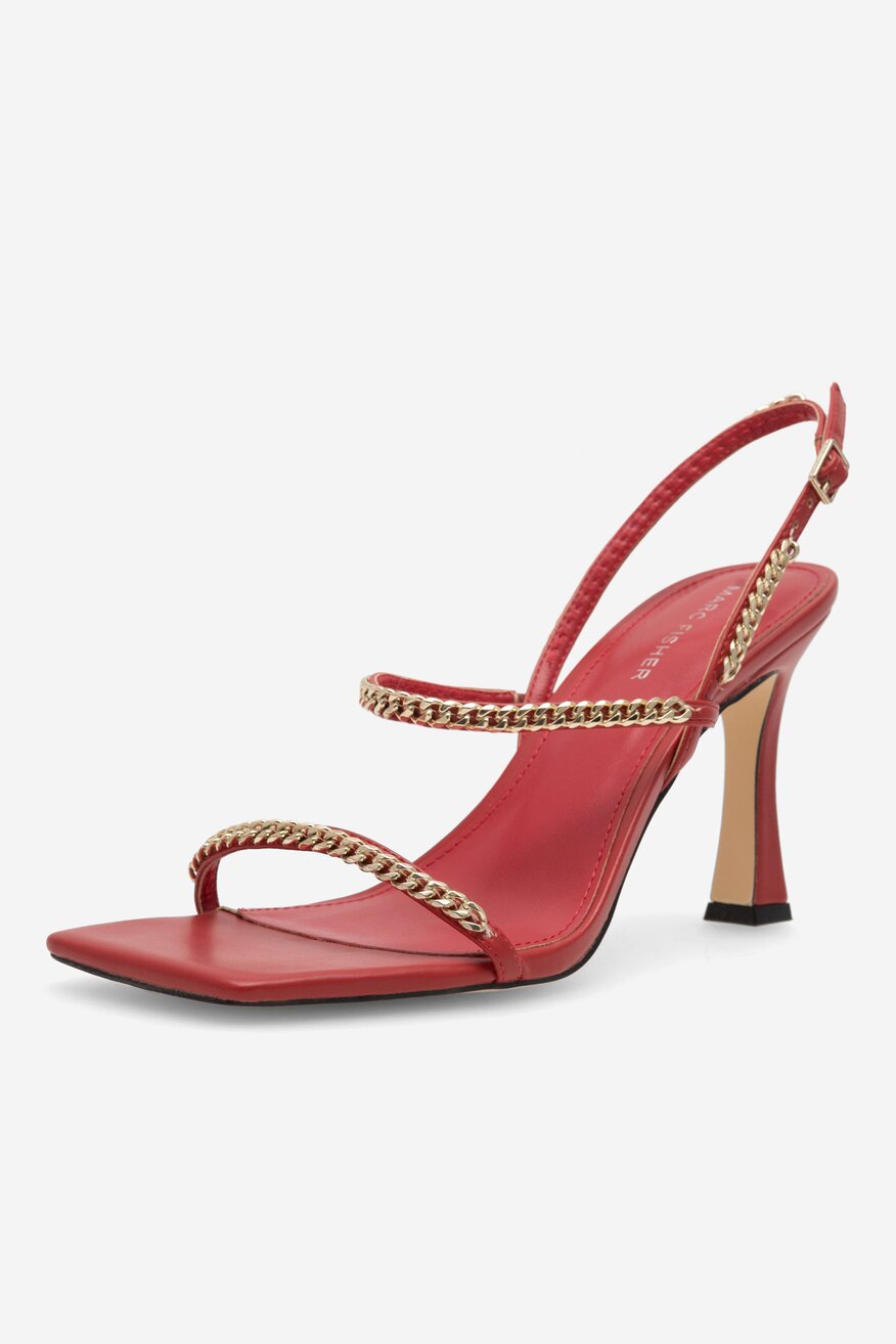 Sandały MARC FISHER F-DROID MRE01 Czerwony