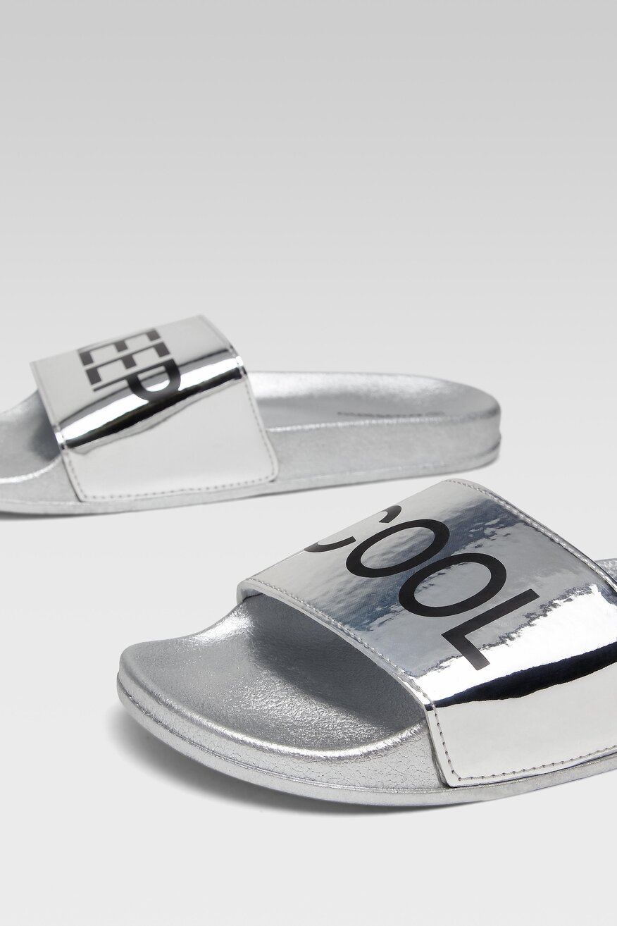 Klapki basenowe Bassano 55223 Srebrny