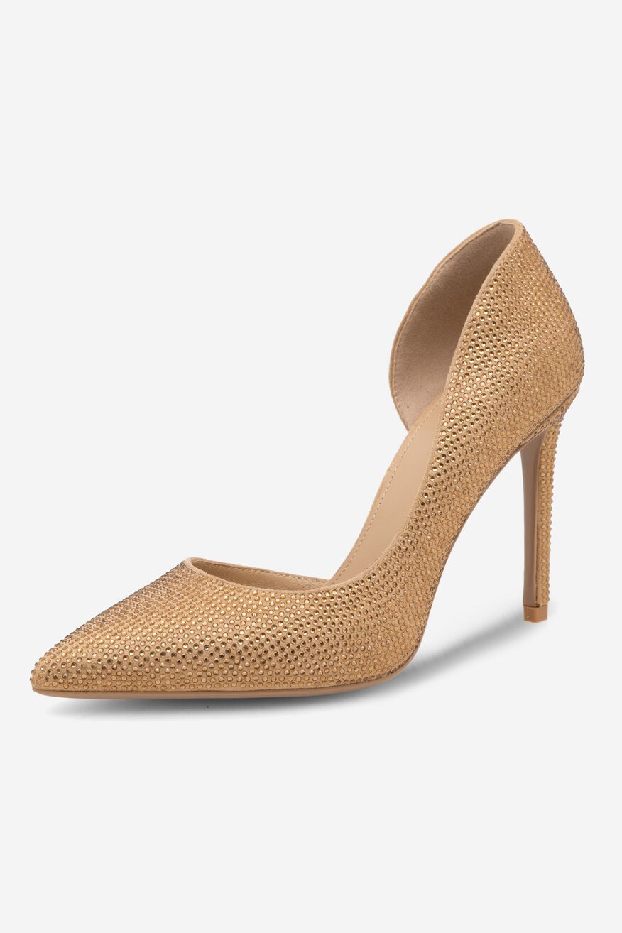 Czółenka Badura LUGO-V325-701 Złoty