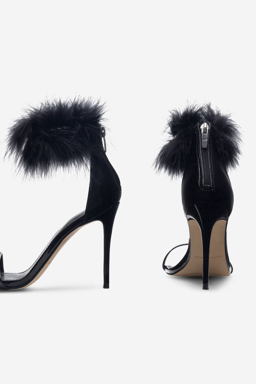 Sandały MARC FISHER F-GENIVY BLK01 Czarny