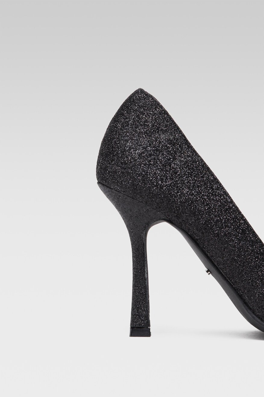 Czółenka DeeZee KL-F2108-4 Czarny