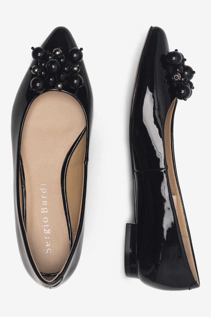 Baleriny Sergio Bardi WFA1572-17Z-SB Czarny