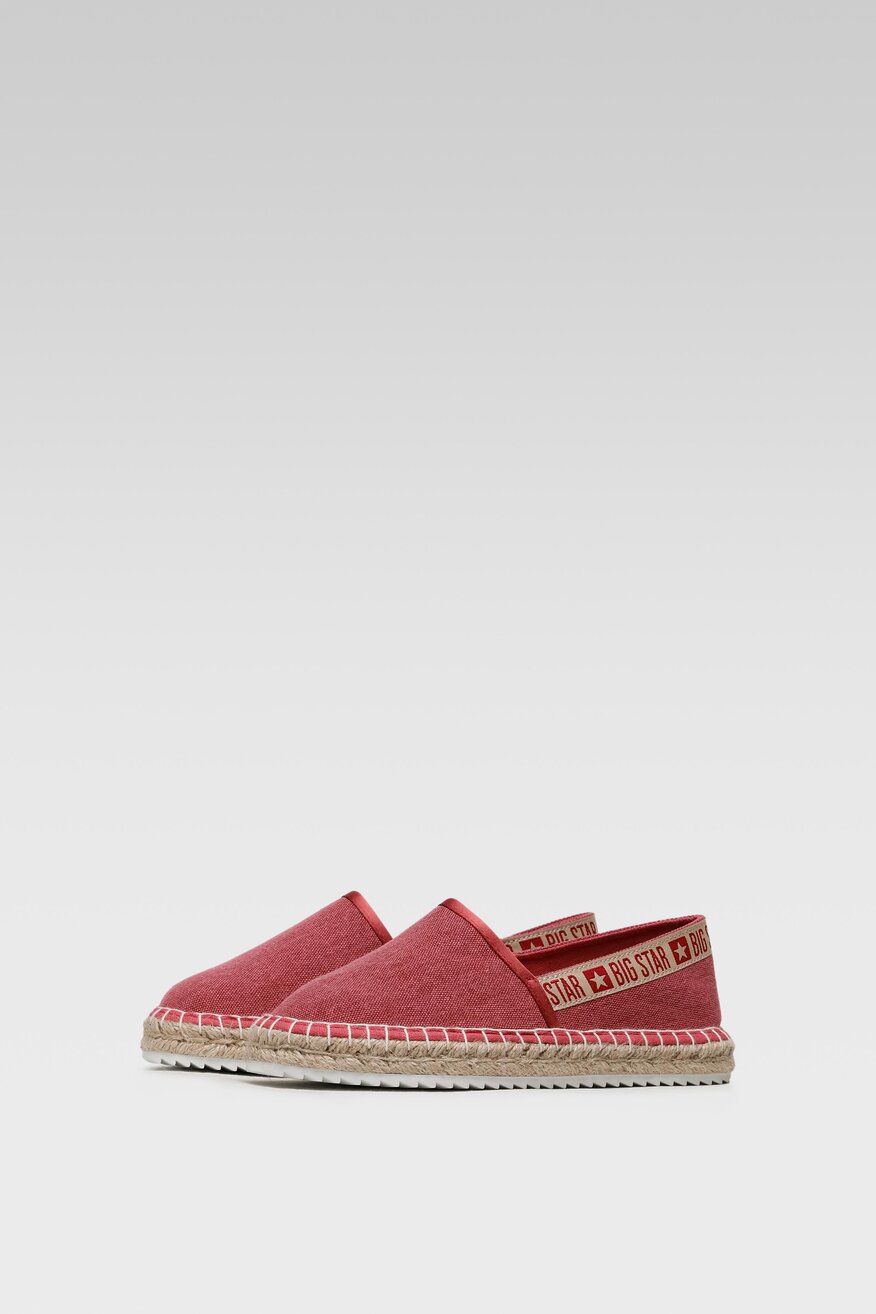 Espadryle Big Star JJ274880C Bordowy