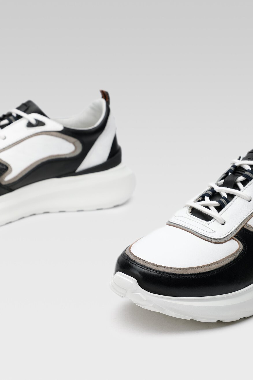 Półbuty Togoshi MI08-GREENE-01 Biały