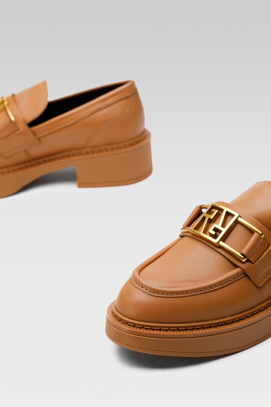 Półbuty Gino Rossi 8039 Camel