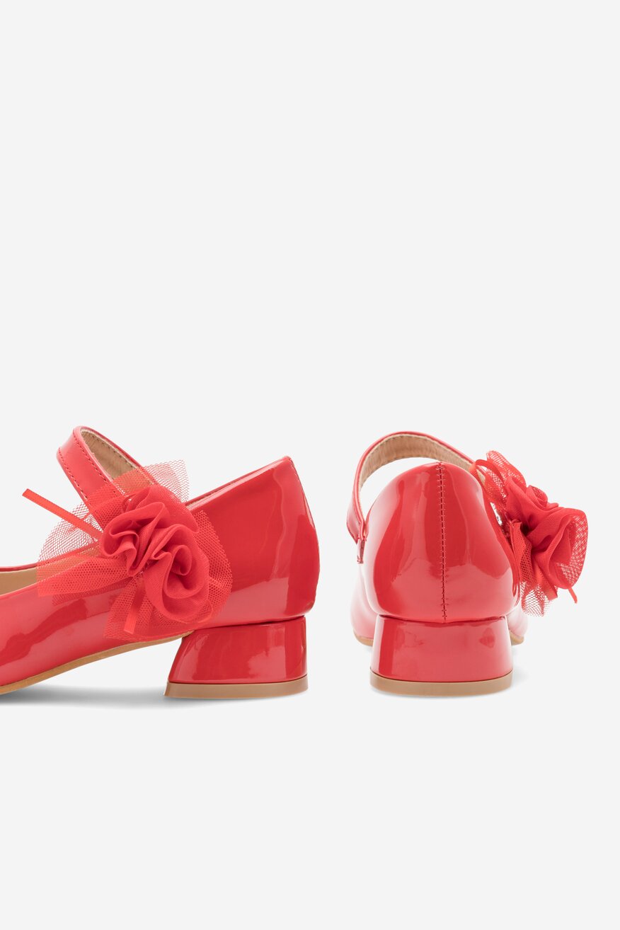 Baleriny Nelli Blu CM220624-2 Czerwony