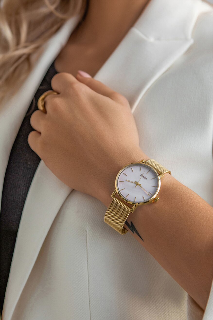 Zegarek DeeZee DZ WOMAN WATCH 0102010702 Złoty