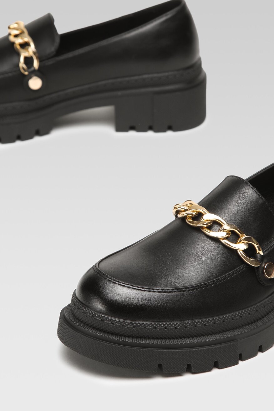 Półbuty DeeZee BE ON TIME HL995-1 Czarny