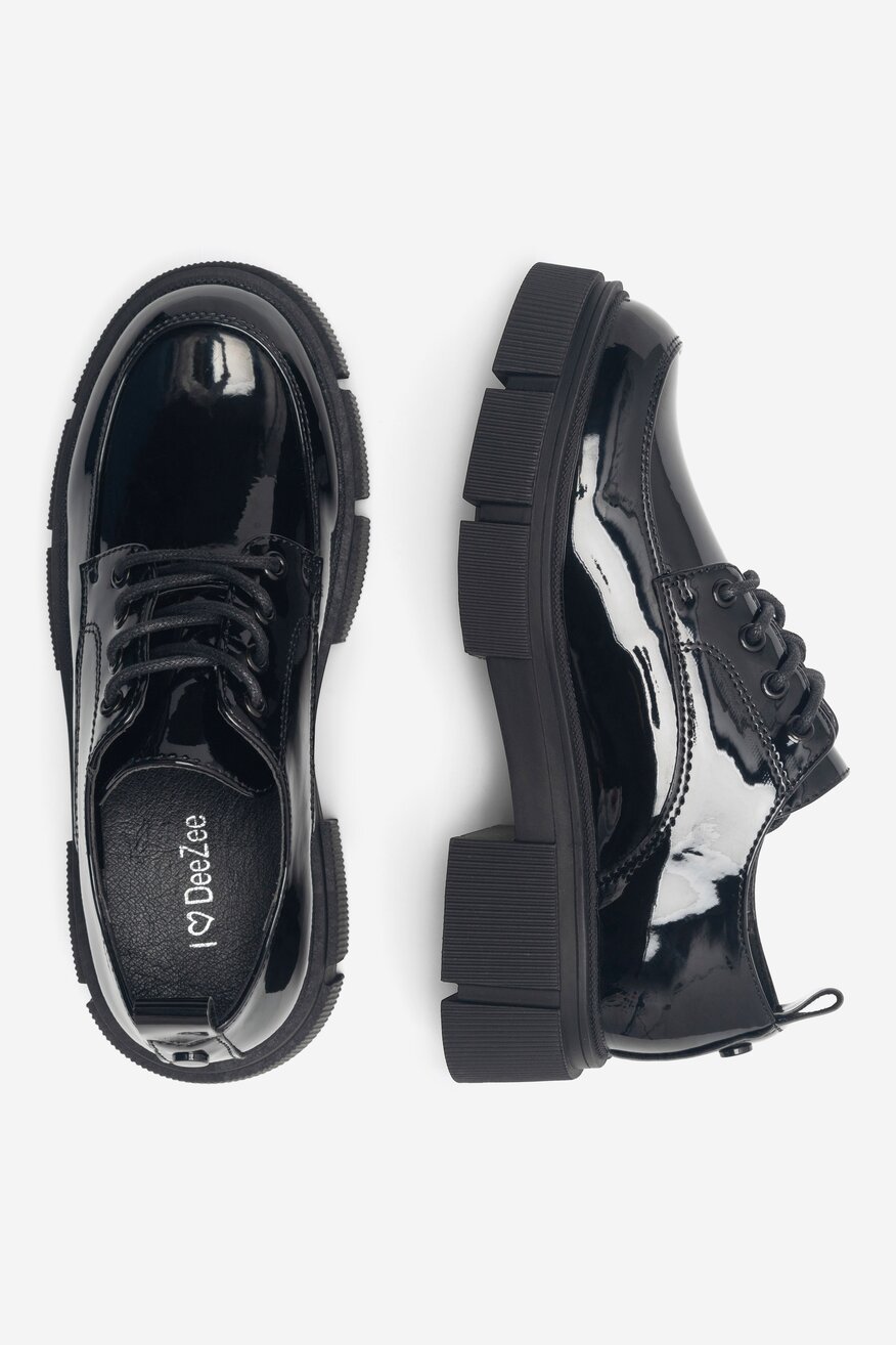 Półbuty DeeZee CS6191-07 Czarny