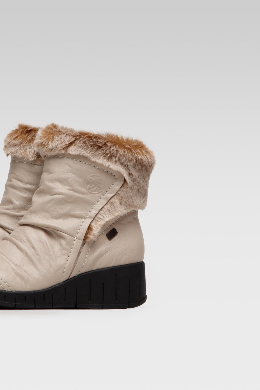 Botki Rieker Y1361-60 Beżowy