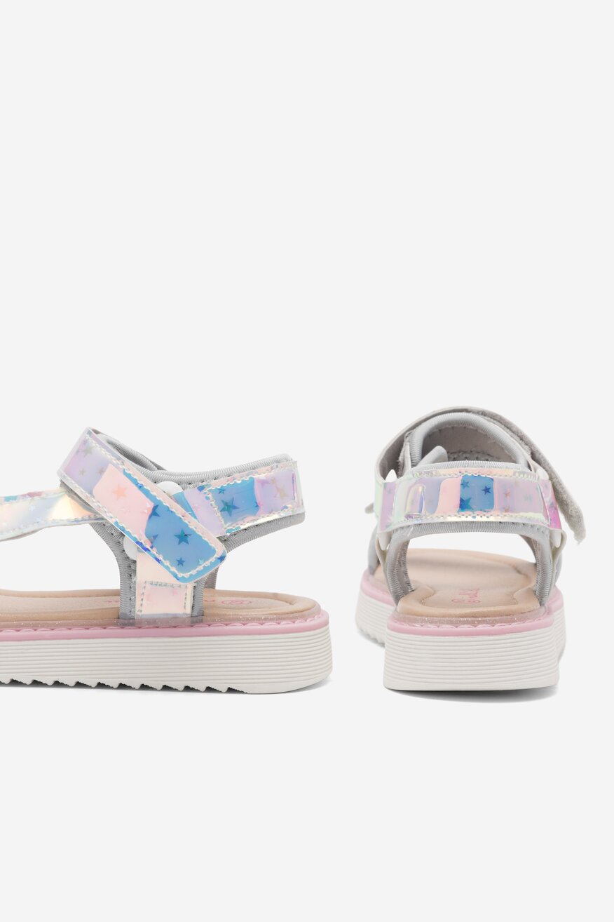 Sandały Nelli Blu AVO-LT403-007(IV)DZ Srebrny