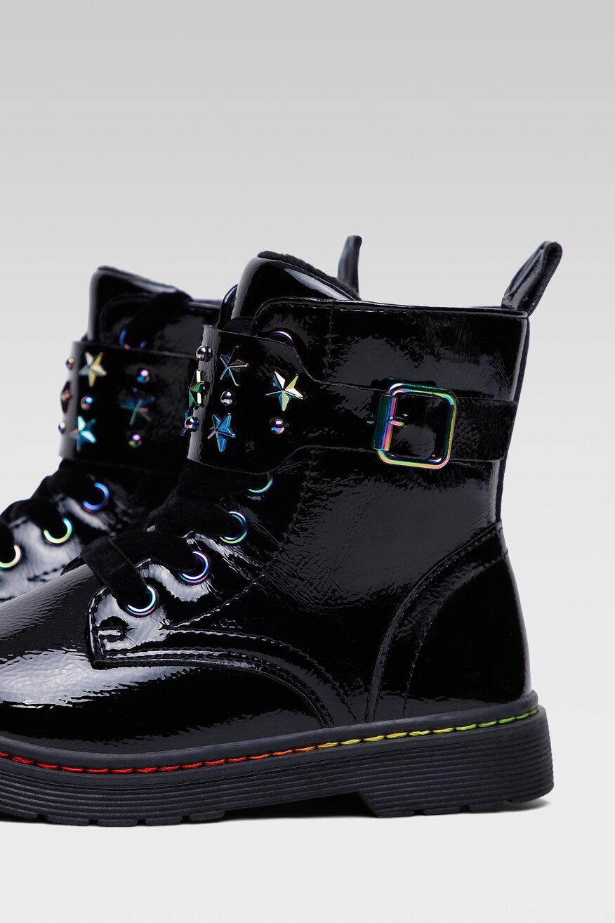 Kozaki Nelli Blu CMYF001-50 Czarny