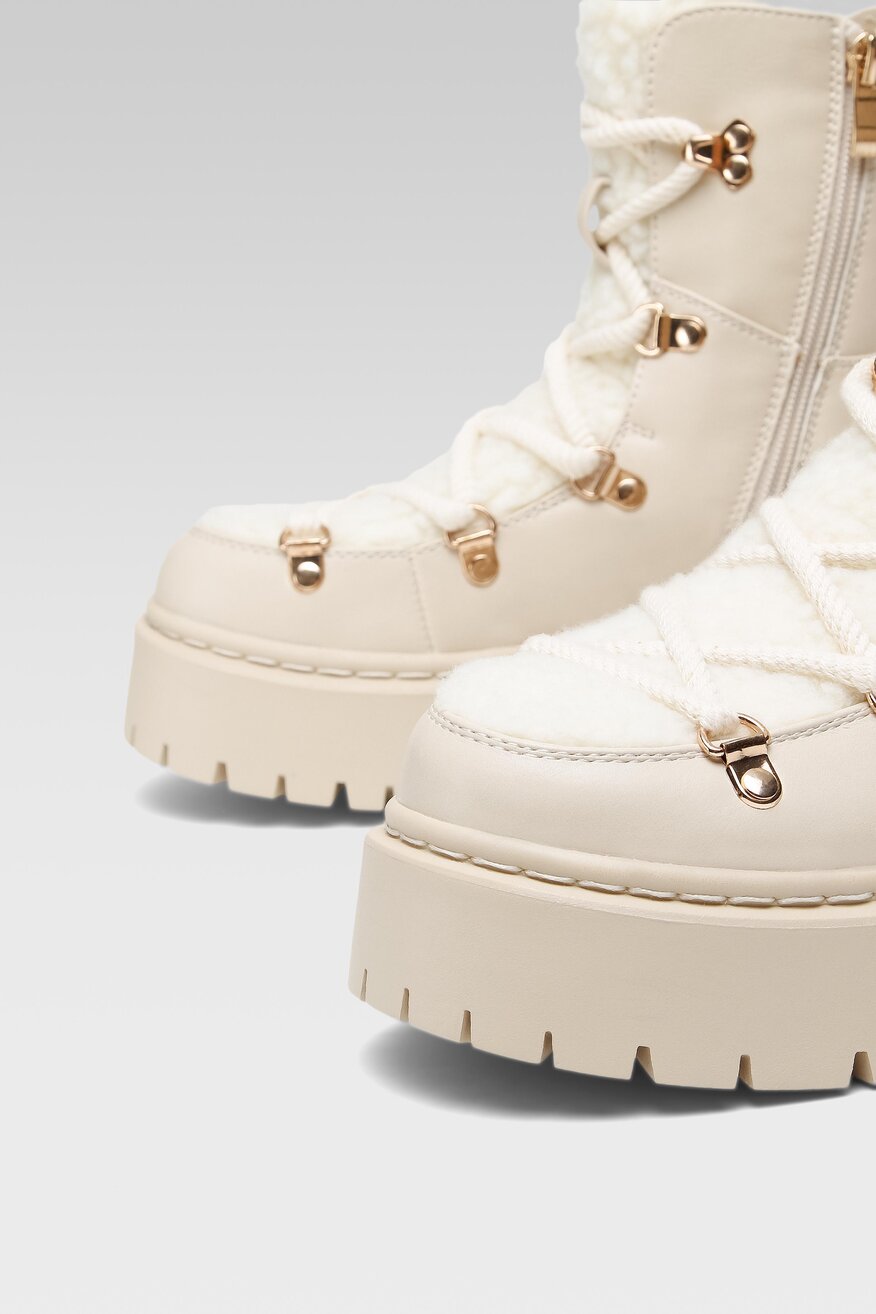 Botki DeeZee H040303-01 Beżowy