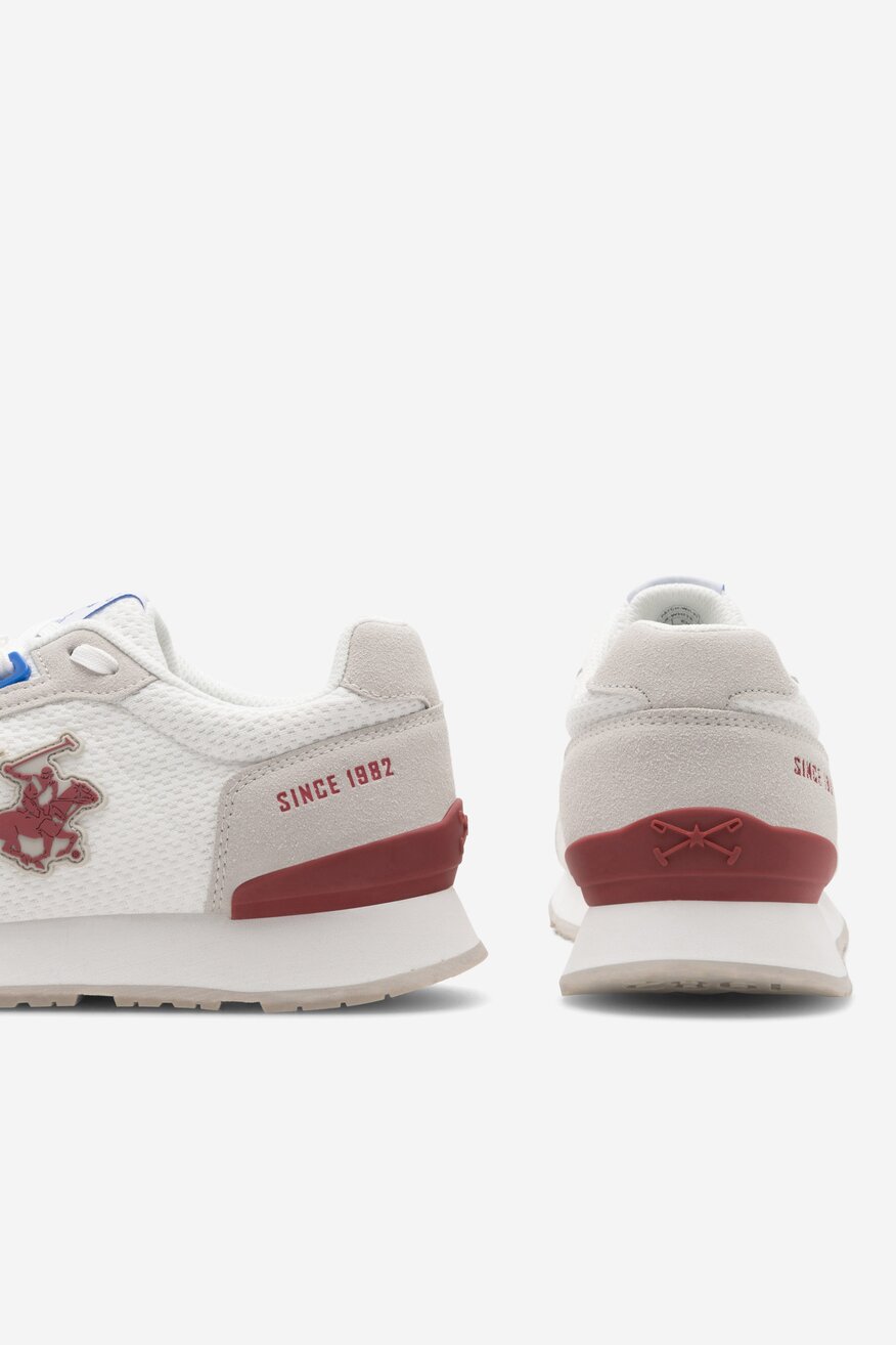 Sneakers Beverly Hills Polo Club PATCH-01 Biały