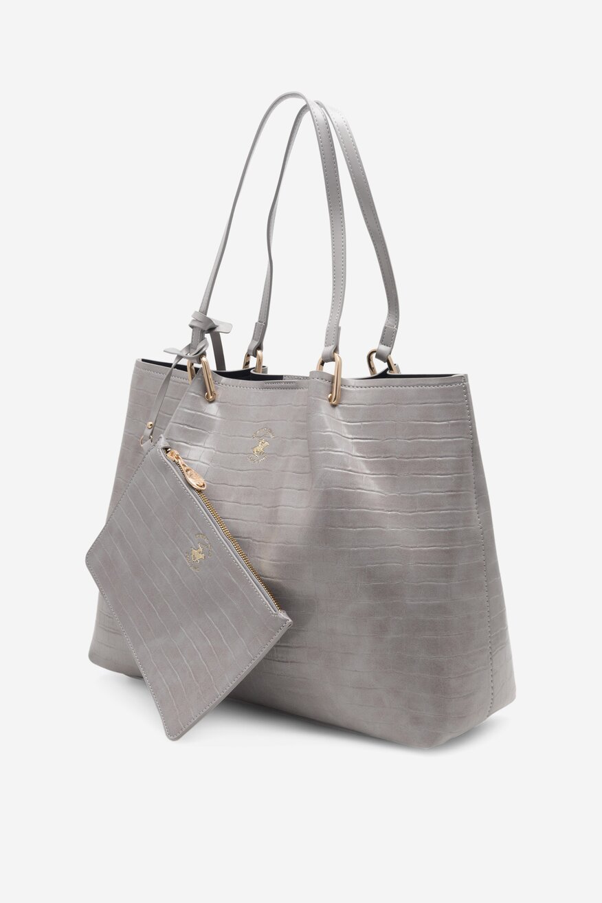 Torebka Beverly Hills Polo Club BHPC-W-01-A23 Szary