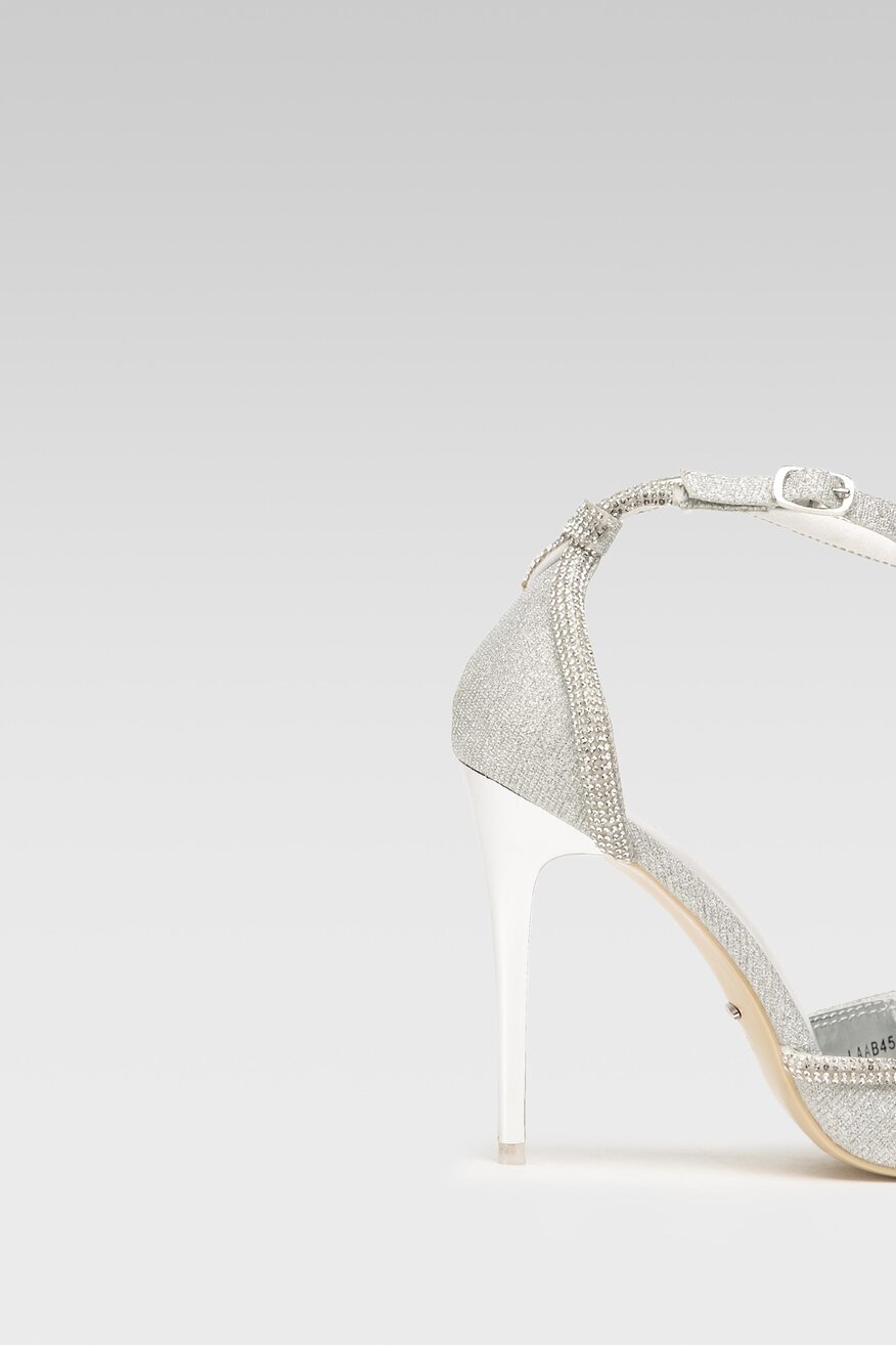 Czółenka DeeZee LAAB4503-A2 Srebrny