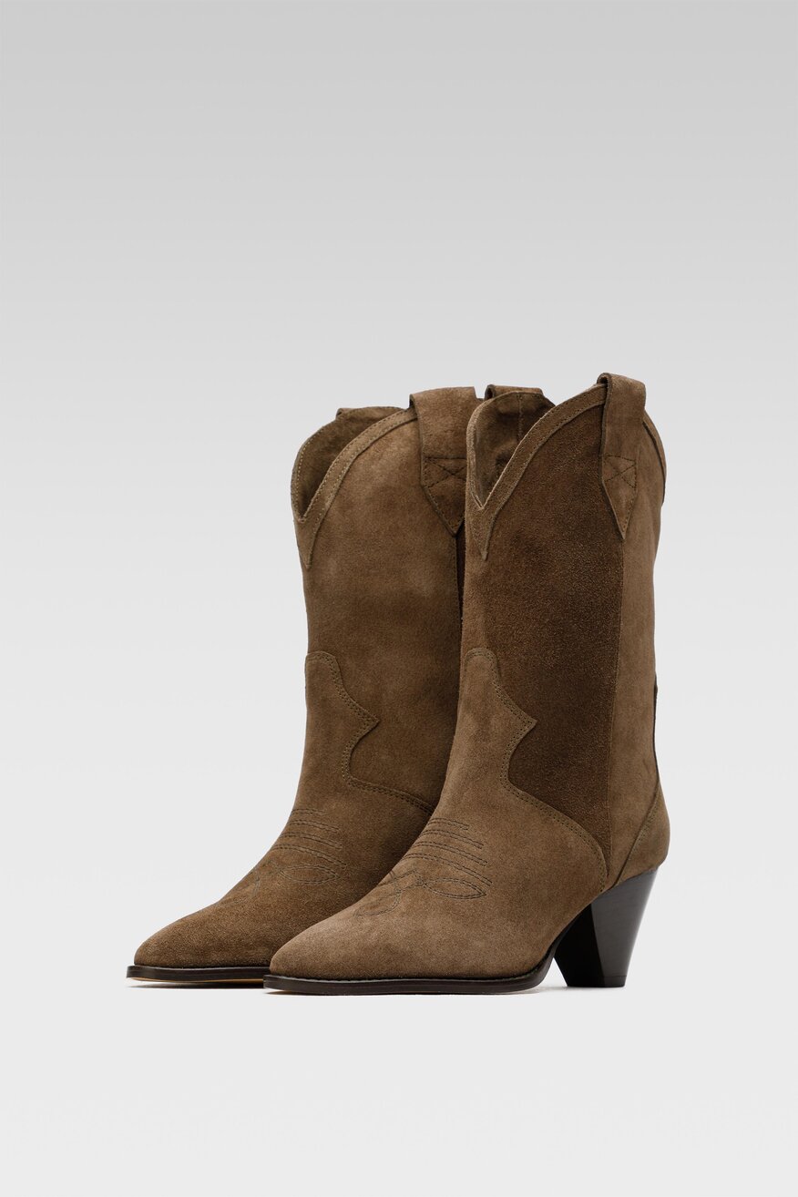 Botki Badura 222FW86 Brązowy