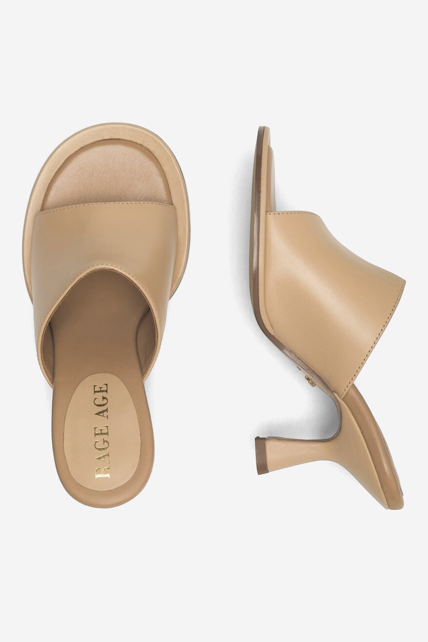 Klapki RAGE AGE VALENCIA-108096 Beżowy