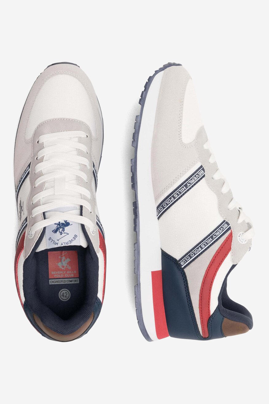 Półbuty Beverly Hills Polo Club JONES-01 Biały