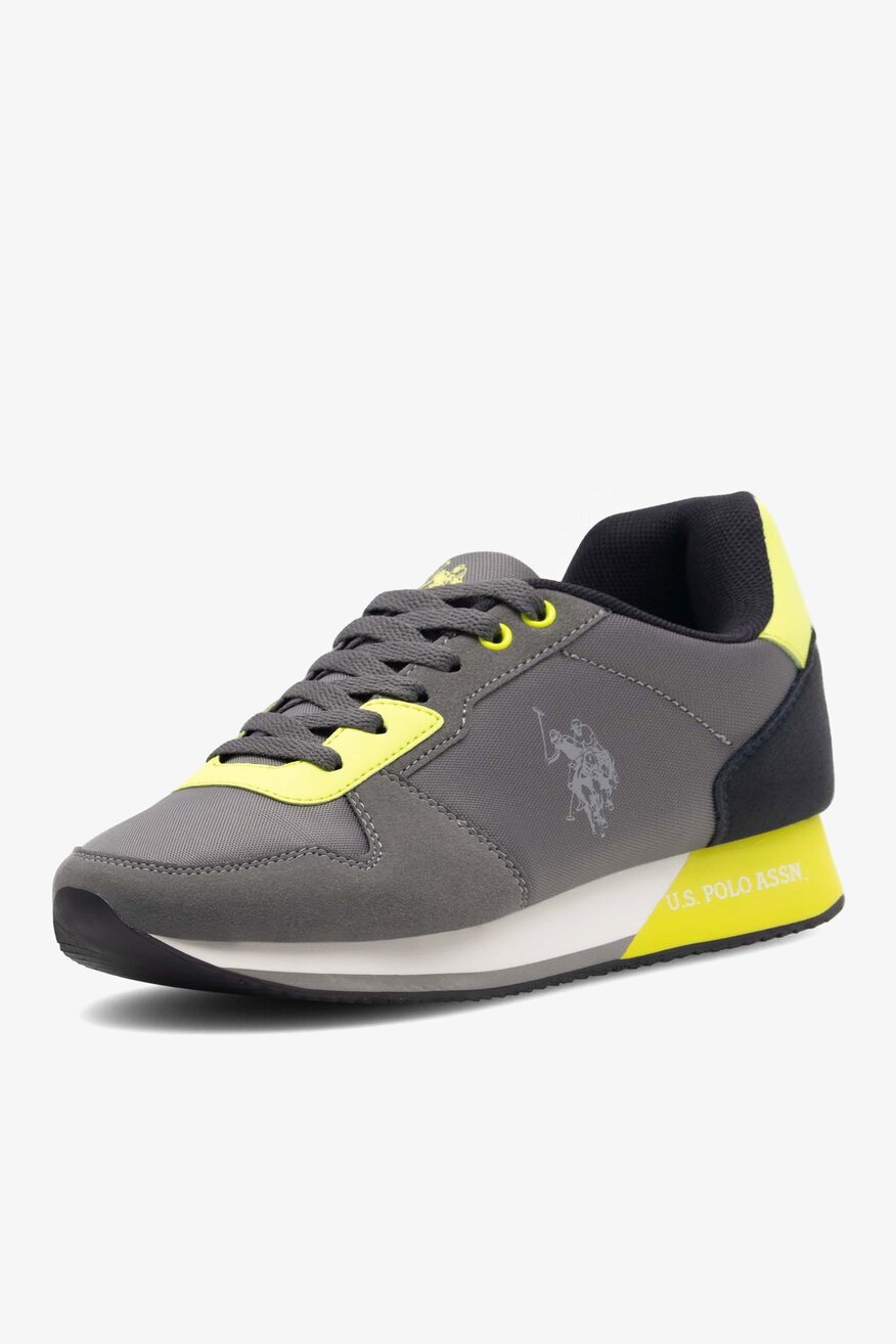 Sneakers U.S. POLO ASSN. NOBIL011M/CNH1 Szary ciemny