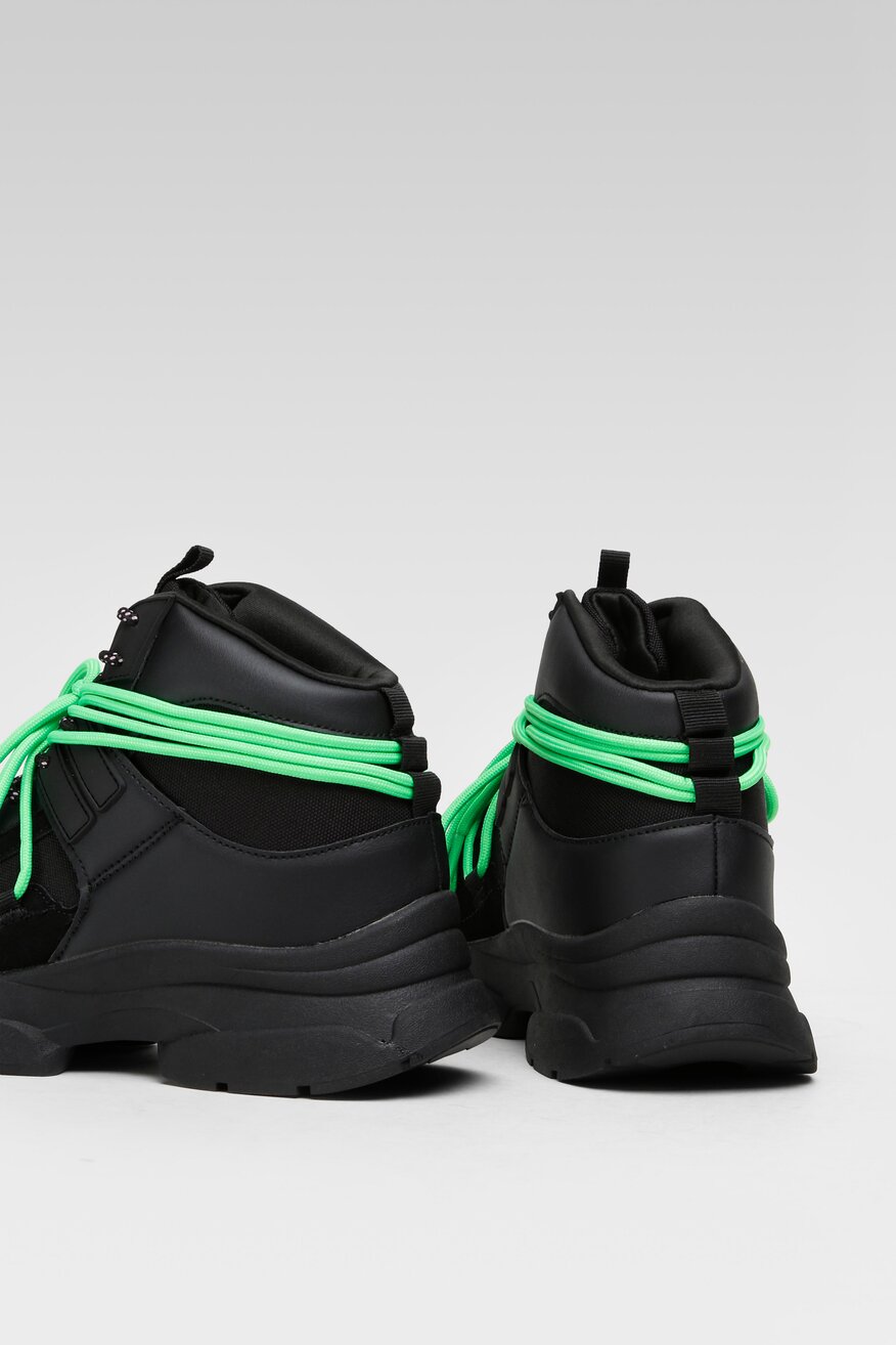 Trzewiki Nylon Red WAG1156306A Czarny