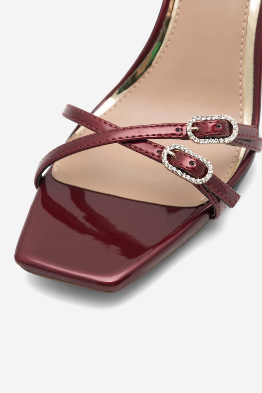 Sandały NINE WEST FARAZA ZL23014CC Czerwony